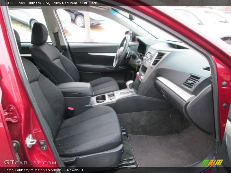 Ruby Red Pearl / Off Black 2012 Subaru Outback 2.5i
