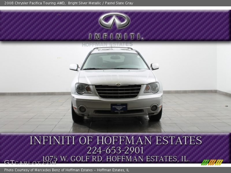 Bright Silver Metallic / Pastel Slate Gray 2008 Chrysler Pacifica Touring AWD