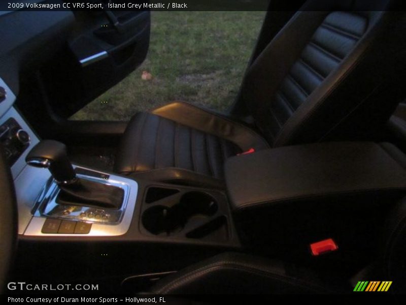 Island Grey Metallic / Black 2009 Volkswagen CC VR6 Sport