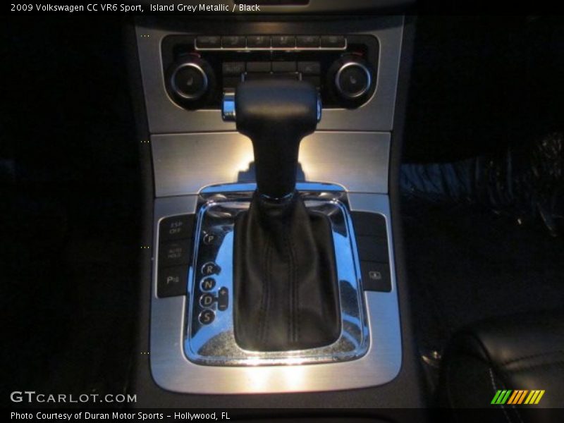 Island Grey Metallic / Black 2009 Volkswagen CC VR6 Sport