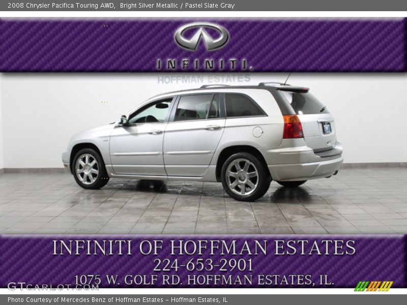 Bright Silver Metallic / Pastel Slate Gray 2008 Chrysler Pacifica Touring AWD