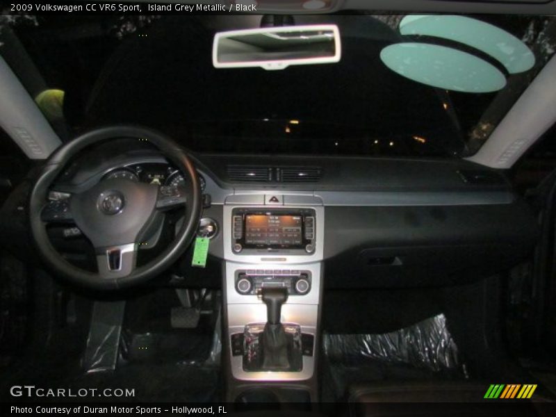 Island Grey Metallic / Black 2009 Volkswagen CC VR6 Sport