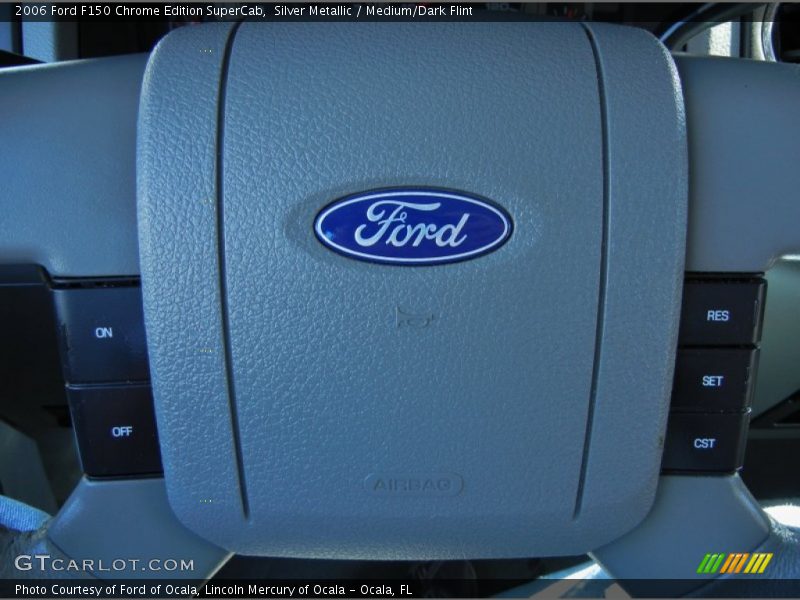 Silver Metallic / Medium/Dark Flint 2006 Ford F150 Chrome Edition SuperCab