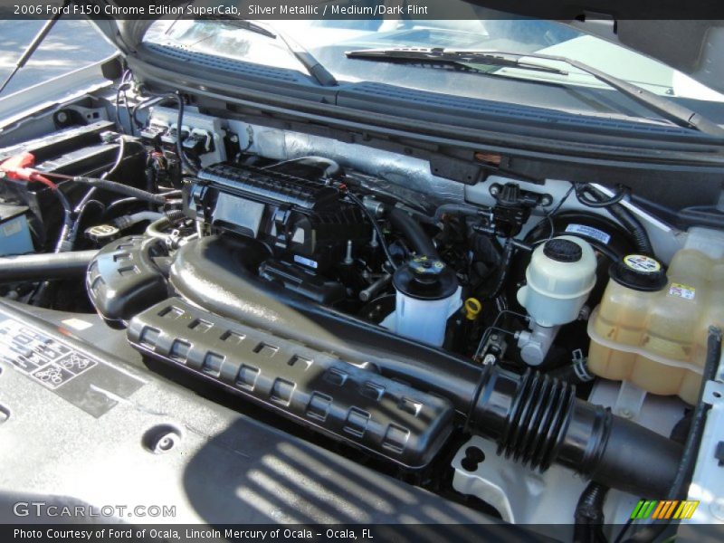 Silver Metallic / Medium/Dark Flint 2006 Ford F150 Chrome Edition SuperCab