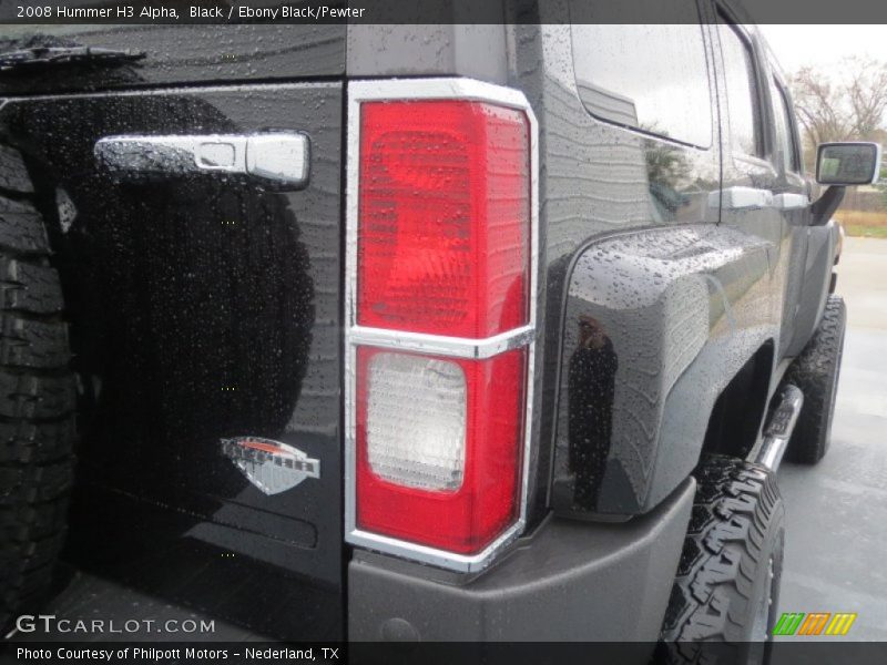 Black / Ebony Black/Pewter 2008 Hummer H3 Alpha