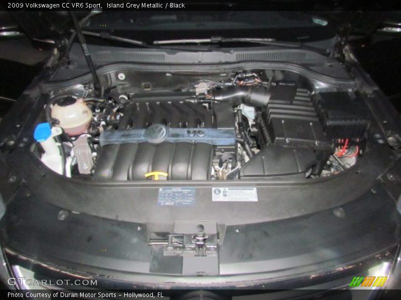 Island Grey Metallic / Black 2009 Volkswagen CC VR6 Sport
