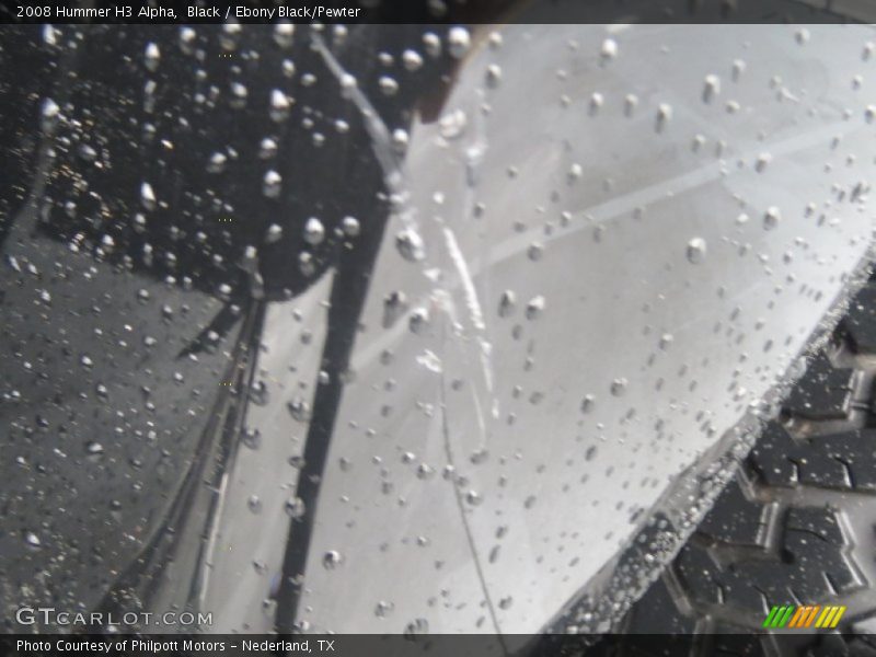Black / Ebony Black/Pewter 2008 Hummer H3 Alpha