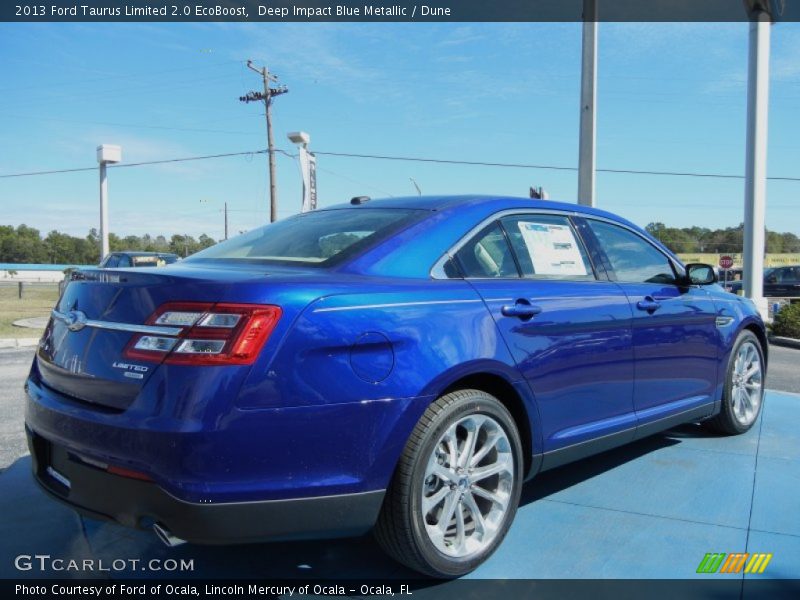  2013 Taurus Limited 2.0 EcoBoost Deep Impact Blue Metallic