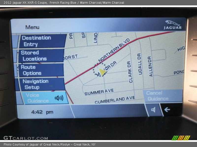 Navigation of 2012 XK XKR-S Coupe