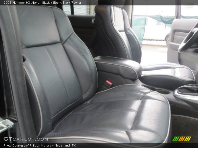 Front Seat of 2008 H3 Alpha