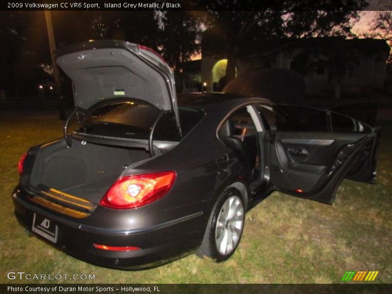 Island Grey Metallic / Black 2009 Volkswagen CC VR6 Sport
