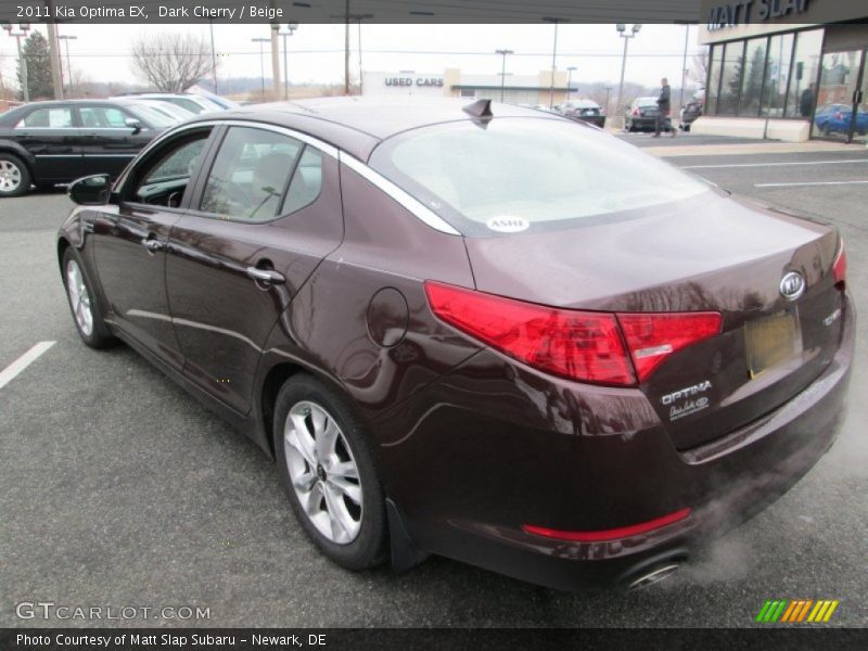 Dark Cherry / Beige 2011 Kia Optima EX