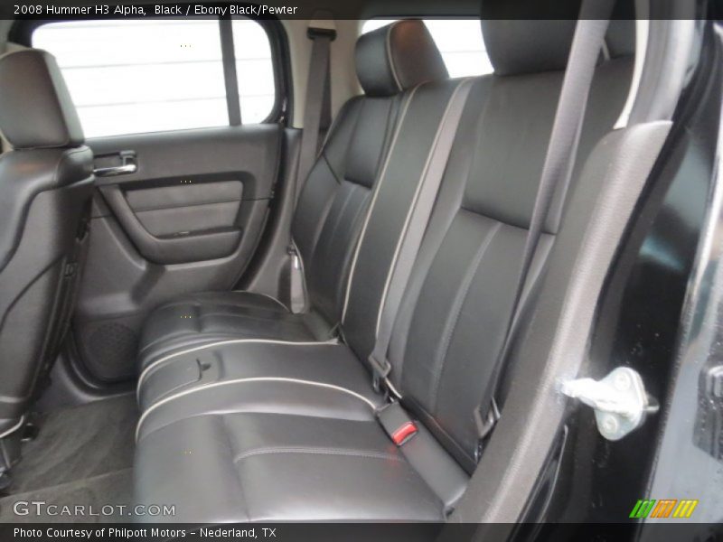 Rear Seat of 2008 H3 Alpha