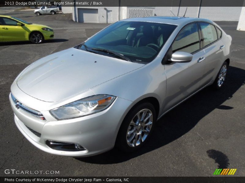 Bright Silver Metallic / Black 2013 Dodge Dart Limited