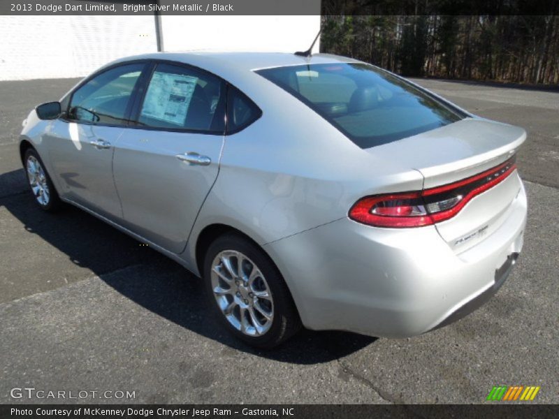 Bright Silver Metallic / Black 2013 Dodge Dart Limited