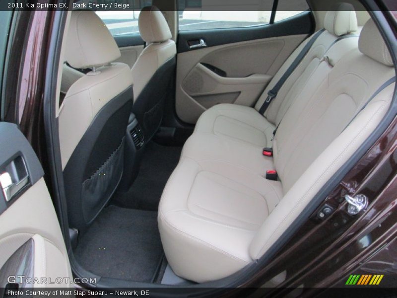 Rear Seat of 2011 Optima EX