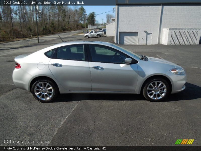 Bright Silver Metallic / Black 2013 Dodge Dart Limited