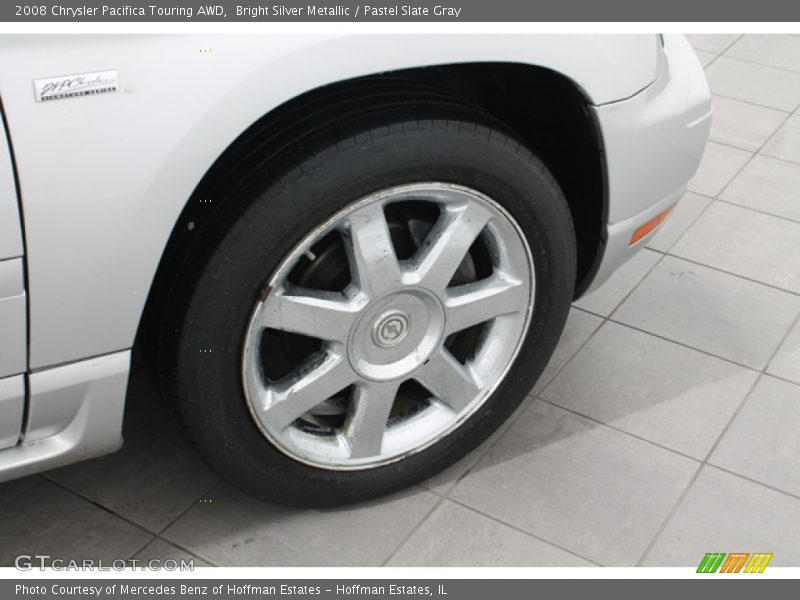 Bright Silver Metallic / Pastel Slate Gray 2008 Chrysler Pacifica Touring AWD