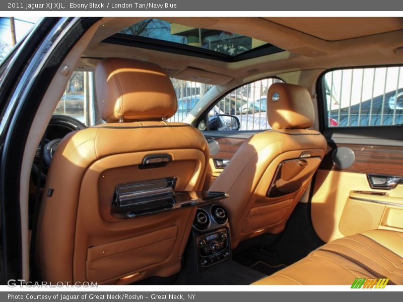  2011 XJ XJL London Tan/Navy Blue Interior