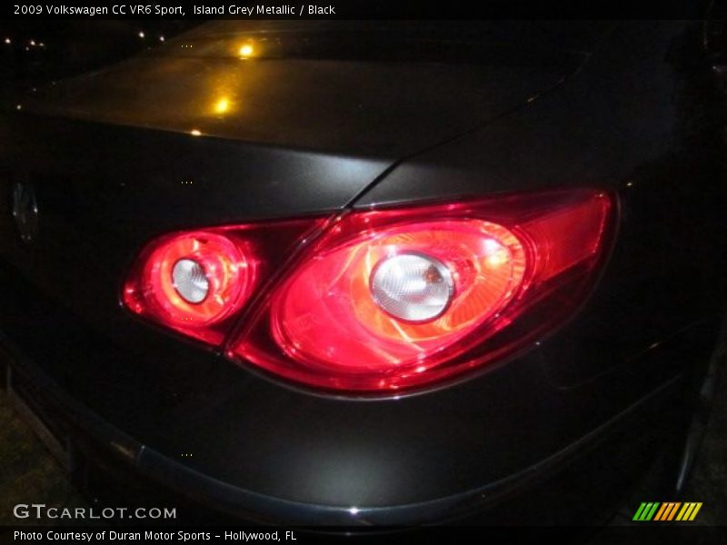 Island Grey Metallic / Black 2009 Volkswagen CC VR6 Sport