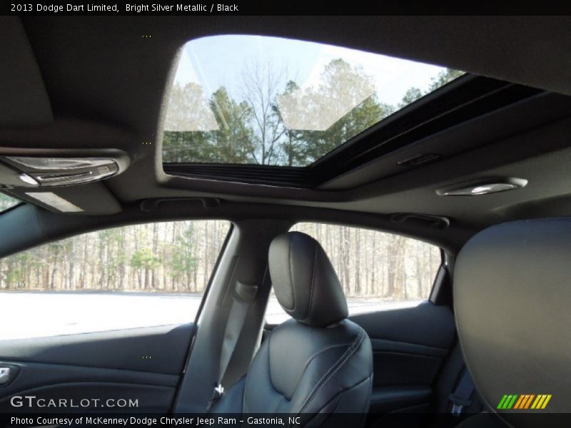 Bright Silver Metallic / Black 2013 Dodge Dart Limited