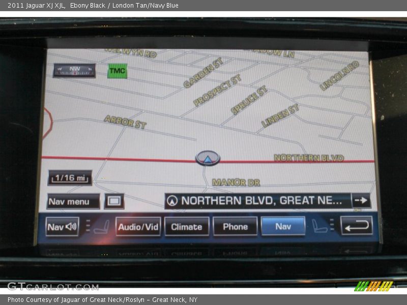 Navigation of 2011 XJ XJL
