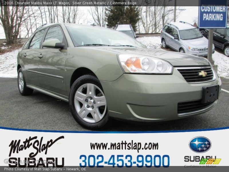 Silver Green Metallic / Cashmere Beige 2006 Chevrolet Malibu Maxx LT Wagon