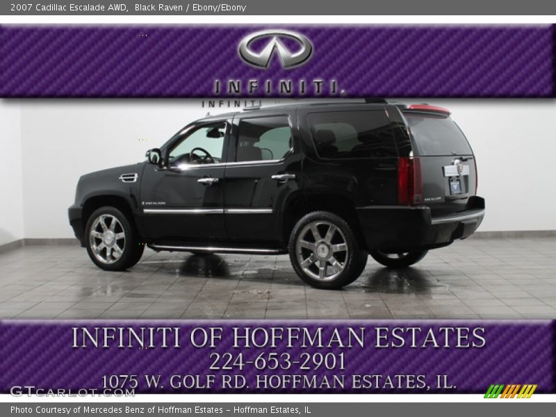 Black Raven / Ebony/Ebony 2007 Cadillac Escalade AWD