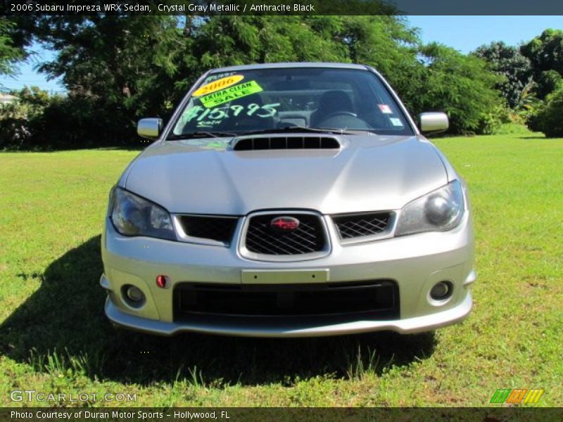 Crystal Gray Metallic / Anthracite Black 2006 Subaru Impreza WRX Sedan