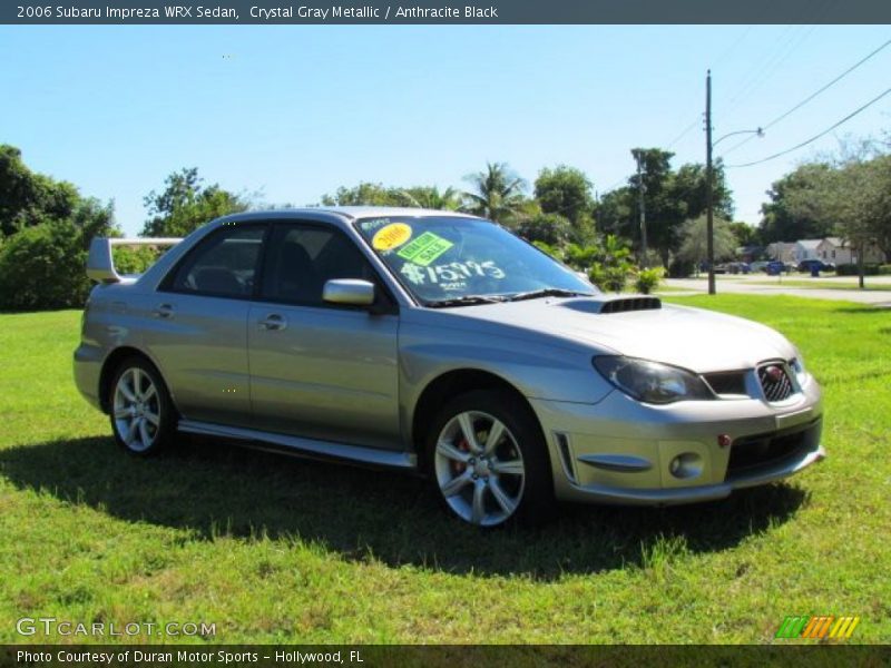 Crystal Gray Metallic / Anthracite Black 2006 Subaru Impreza WRX Sedan