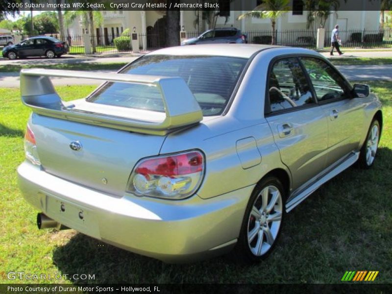 Crystal Gray Metallic / Anthracite Black 2006 Subaru Impreza WRX Sedan