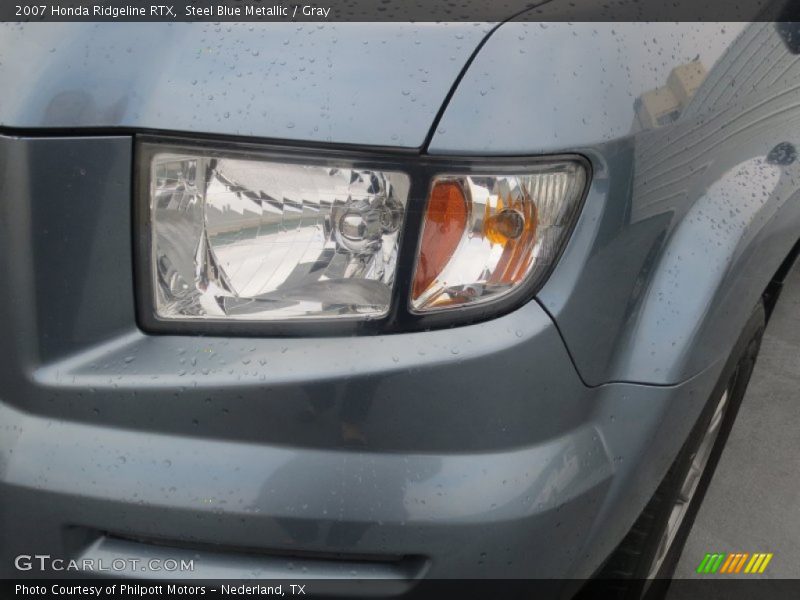 Steel Blue Metallic / Gray 2007 Honda Ridgeline RTX