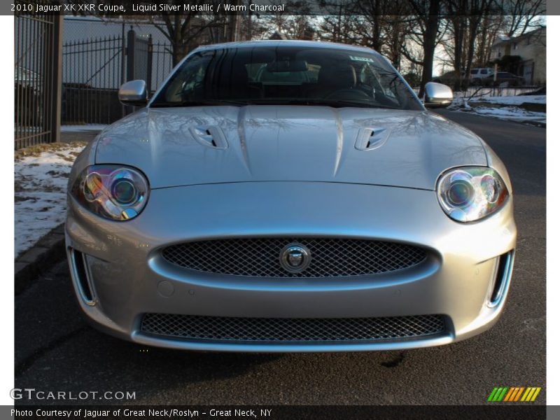 Liquid Silver Metallic / Warm Charcoal 2010 Jaguar XK XKR Coupe