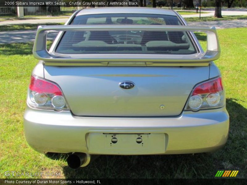 Crystal Gray Metallic / Anthracite Black 2006 Subaru Impreza WRX Sedan