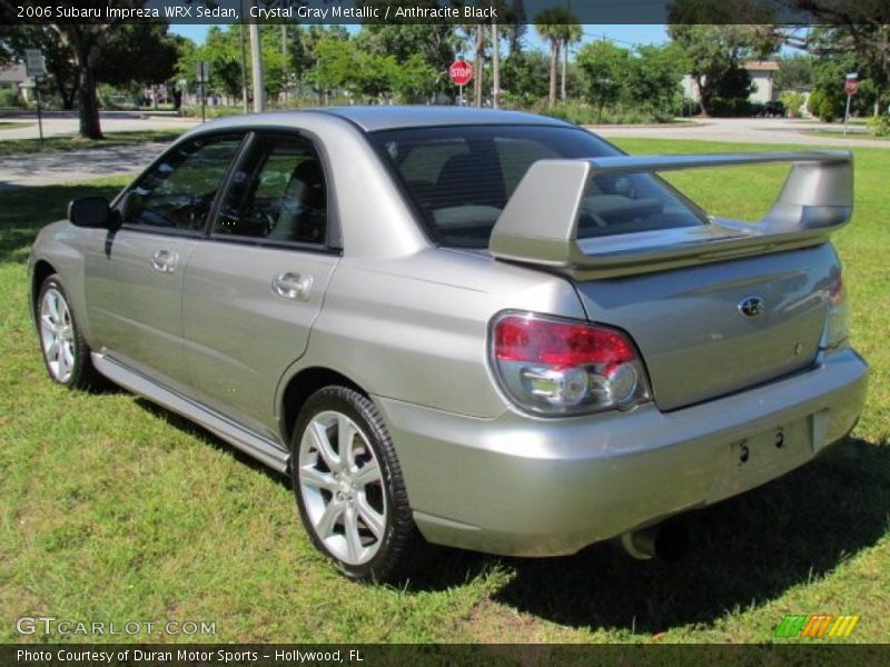 Crystal Gray Metallic / Anthracite Black 2006 Subaru Impreza WRX Sedan