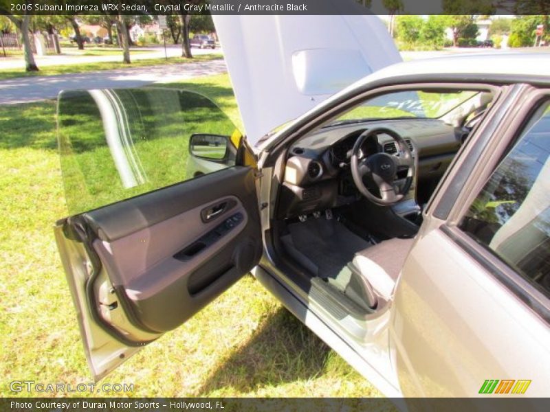 Crystal Gray Metallic / Anthracite Black 2006 Subaru Impreza WRX Sedan