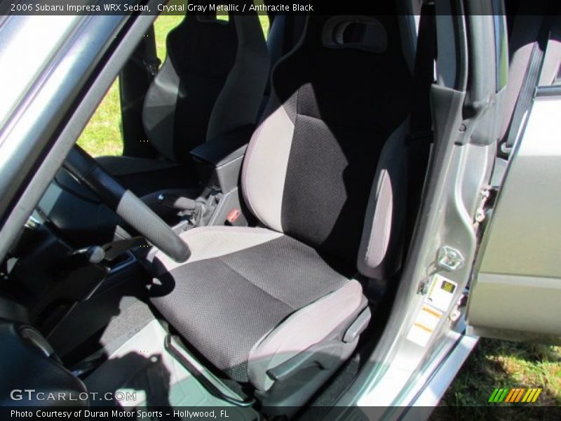 Crystal Gray Metallic / Anthracite Black 2006 Subaru Impreza WRX Sedan