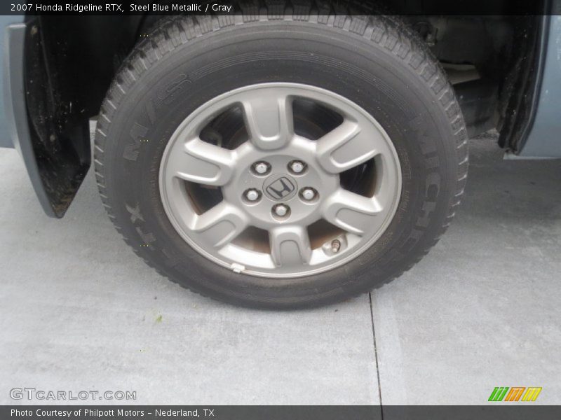 Steel Blue Metallic / Gray 2007 Honda Ridgeline RTX