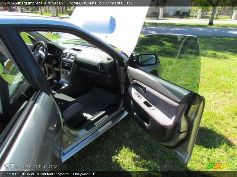 Crystal Gray Metallic / Anthracite Black 2006 Subaru Impreza WRX Sedan