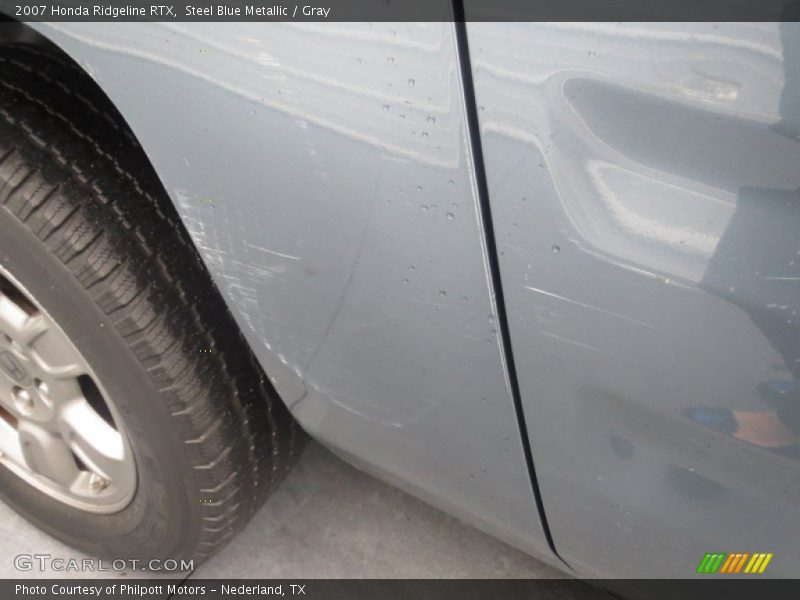 Steel Blue Metallic / Gray 2007 Honda Ridgeline RTX