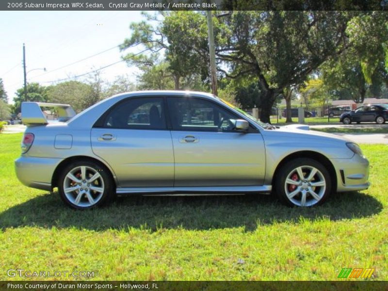 Crystal Gray Metallic / Anthracite Black 2006 Subaru Impreza WRX Sedan