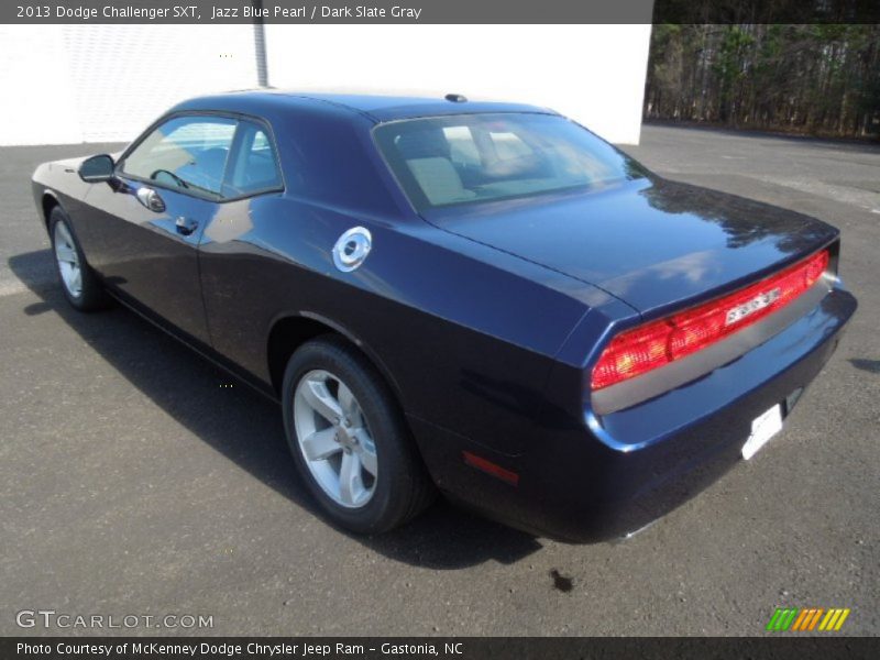 Jazz Blue Pearl / Dark Slate Gray 2013 Dodge Challenger SXT