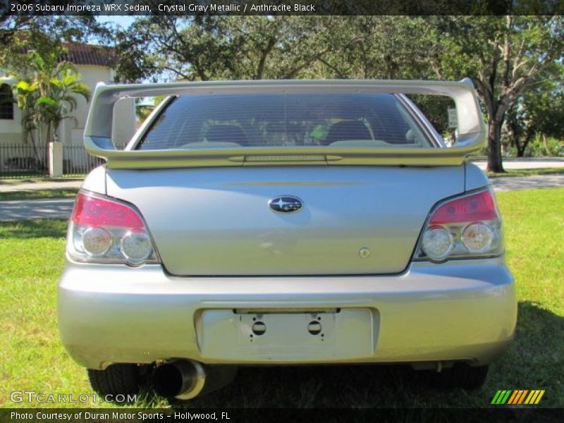 Crystal Gray Metallic / Anthracite Black 2006 Subaru Impreza WRX Sedan