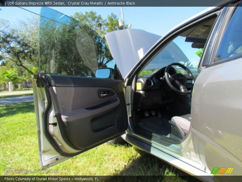 Crystal Gray Metallic / Anthracite Black 2006 Subaru Impreza WRX Sedan