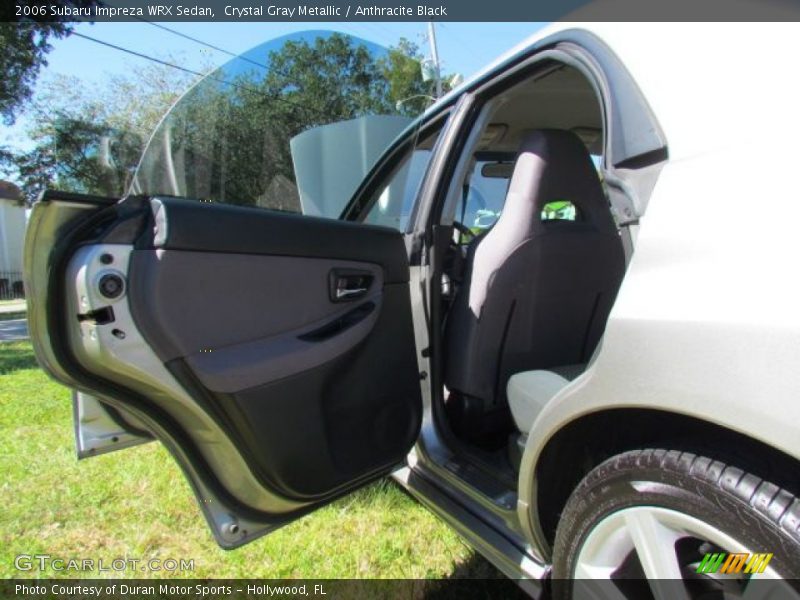 Crystal Gray Metallic / Anthracite Black 2006 Subaru Impreza WRX Sedan