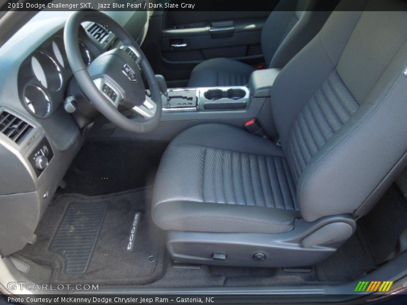 Jazz Blue Pearl / Dark Slate Gray 2013 Dodge Challenger SXT