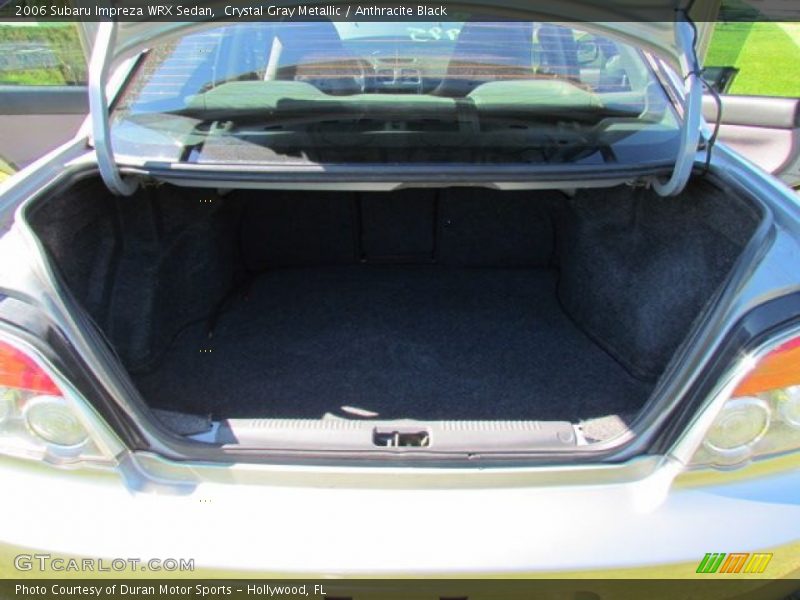 Crystal Gray Metallic / Anthracite Black 2006 Subaru Impreza WRX Sedan