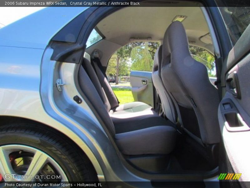 Crystal Gray Metallic / Anthracite Black 2006 Subaru Impreza WRX Sedan