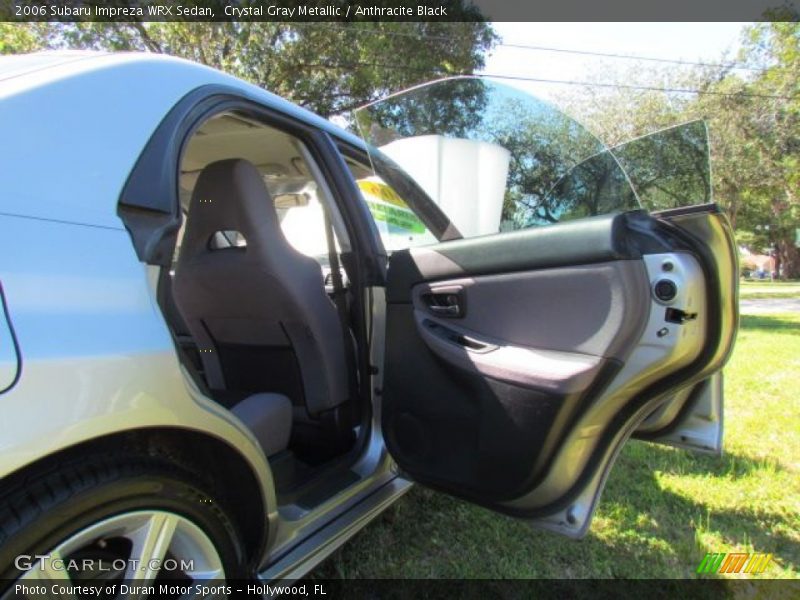 Crystal Gray Metallic / Anthracite Black 2006 Subaru Impreza WRX Sedan