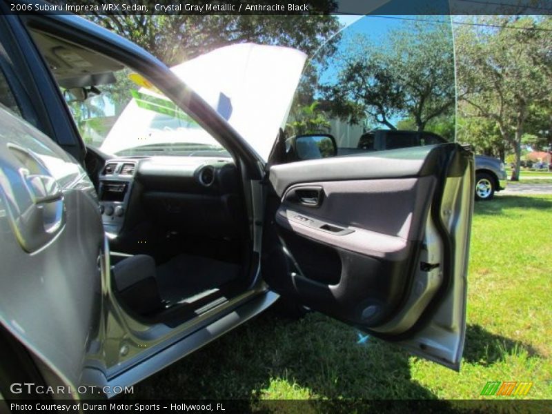 Crystal Gray Metallic / Anthracite Black 2006 Subaru Impreza WRX Sedan